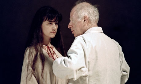 Питер Брук на репетиции "Бури". 1991 год.