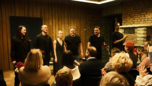 Благотворительные читки и спектакли: Сталин, Натан и Эжен. Париж, Таллинн, Дюссельдорф и другие города